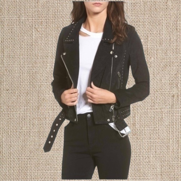 Blank NYC Jackets & Blazers - New arrival coming soon SUEDE MOTO JACKET
